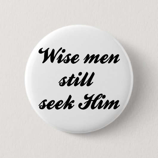 Weiße Männer Button (Vorderseite)
