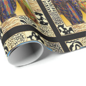 Weiße Männer der afrikanischen Wüste Geschenkpapier (Rolleneckpunkt)