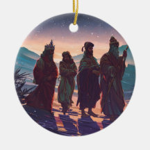 Weiße Männer, die das Kind Jesus suchen