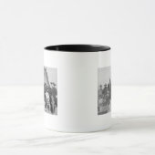 Weiße Männer (einschließlich Buffalo Bill) und Lak Tasse (Zentrum)