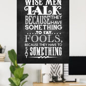 Weiße Männer Poster (Heimbüro)