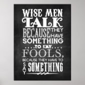 Weiße Männer Poster (Vorne)