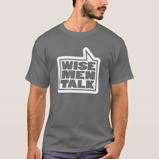 "Weiße Männer reden" bedeutet, T - Shirt grau zu s (Vorderseite)