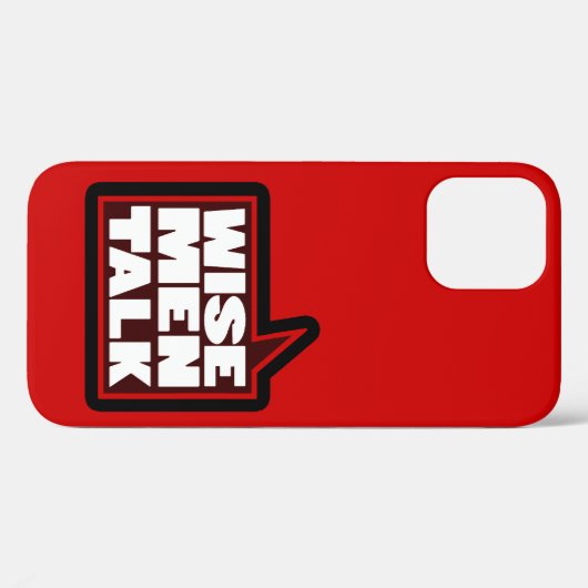 Weiße Männer sprechen rot, weiß und schwarz Telefo Case-Mate iPhone Hülle (Rückseite (Horizontal))