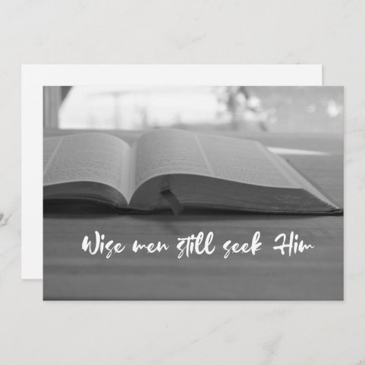 Weiße Männer suchen ihm immer noch Weihnachten (Vorne/Hinten)