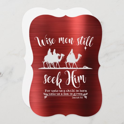 Weiße Männer suchen ihm immer noch Weihnachten (Vorne/Hinten)