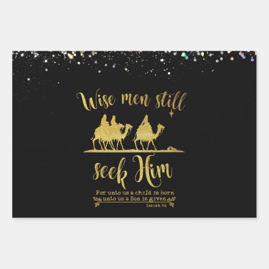 Weiße Männer suchen ihm immer noch Weihnachten Geschenkpapier Set (Vorderseite)