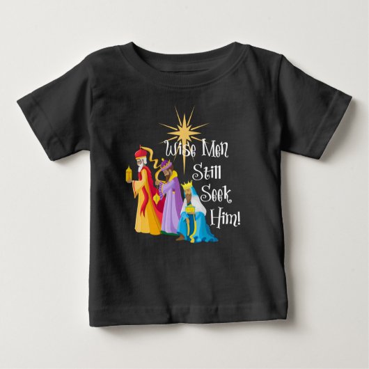 Weiße Männer suchen ihm noch Weihnachten Baby T-shirt (Vorderseite)