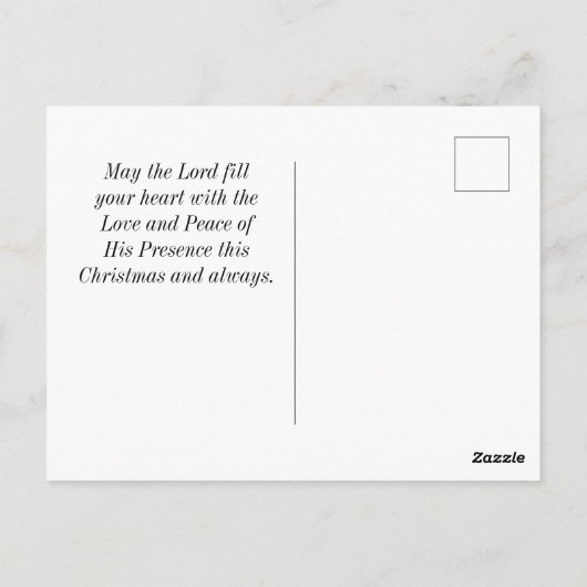 Weiße Männer suchen ihn noch immer nach Weihnachts Postkarte (Rückseite)