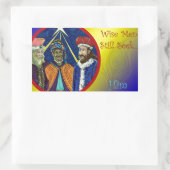 Weiße Männer suchen ihn noch immer! Rechteckiger Aufkleber (Tasche)