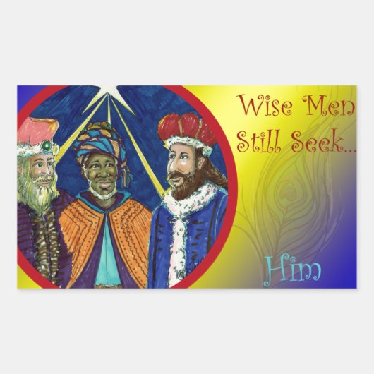 Weiße Männer suchen ihn noch immer! Rechteckiger Aufkleber (Vorderseite)