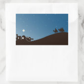 Weiße Männer suchen Ihn Weihnachtskleber Rechteckiger Aufkleber (Tasche)