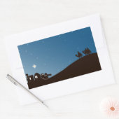 Weiße Männer suchen Ihn Weihnachtskleber Rechteckiger Aufkleber (Umschlag)