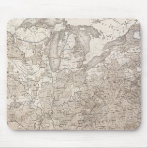 Weiße männliche Analphabetismus Mousepad