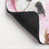 Weiße männliche und weibliche mousepad (Ecke)