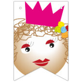 Weiße Märchenmärchen, Hochzeitsvorräte Wimpelkette (Erste Fahne)