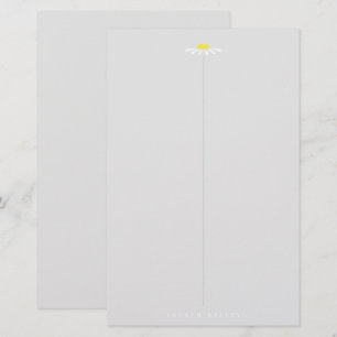 Weiße Margerite Briefpapier