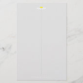 Weiße Margerite Briefpapier (Vorderseite)