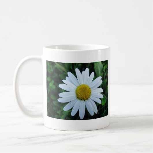 Weisse Margerite Kaffeetasse (Links)