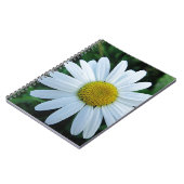 Weisse Margerite Notizblock (Linke Seite)