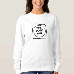 Weiße Markenmitarbeiterbekleidung Individueller Sweatshirt