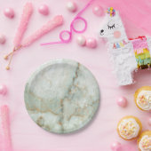 Weiße Marmelade Pappteller (Party)