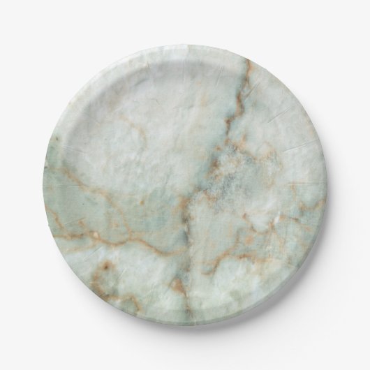 Weiße Marmelade Pappteller (Vorderseite)