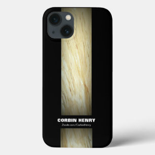 Weiße Marmor auf schwarzem iPad-Case Case-Mate iPhone Hülle