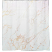 WEISSE MARMOR-DUSCHE DUSCHVORHANG (Vorderseite)