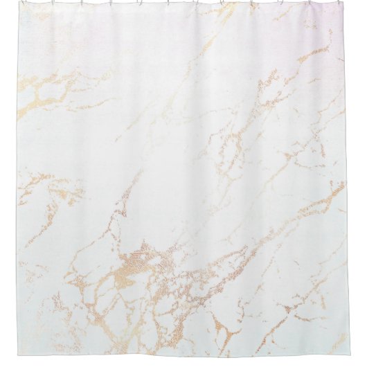 WEISSE MARMOR-DUSCHE DUSCHVORHANG (Vorderseite)