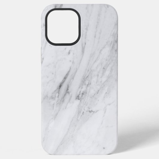 Weiße Marmor iPhone Hülle (Rückseite)