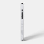 Weiße Marmor iPhone Hülle (Linke Seite)