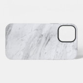 Weiße Marmor iPhone Hülle (Rückseite (Horizontal))