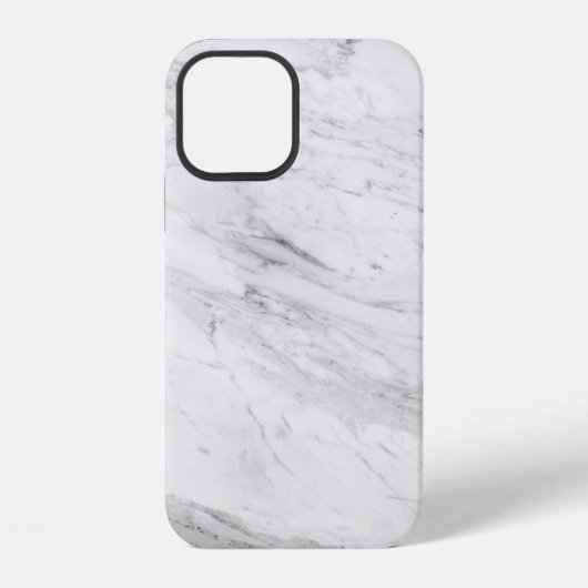 Weiße Marmor iPhone Hülle (Rückseite)