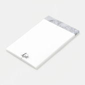 Weiße Marmor nach der Notiz (angewinkelt)