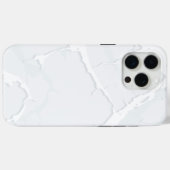 Weiße Marmor-Schrott Elegant Case-Mate iPhone Hülle (Rückseite (Horizontal))
