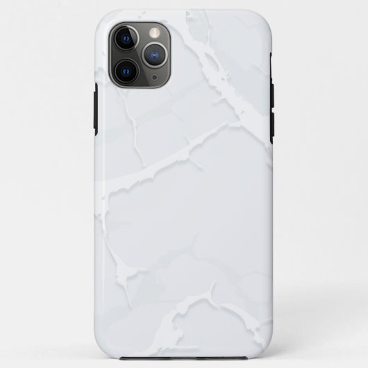 Weiße Marmor-Schrott Elegant Case-Mate iPhone Hülle (Rückseite)