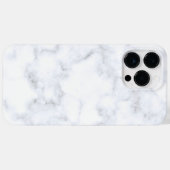 Weiße Marmor-Trend Case-Mate iPhone Hülle (Rückseite (Horizontal))