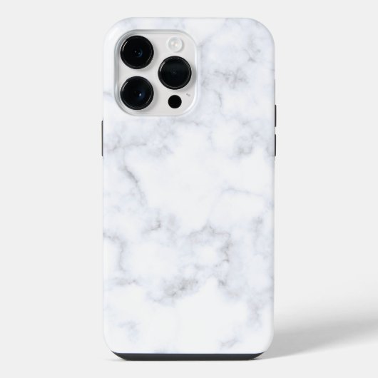 Weiße Marmor-Trend iPhone Hülle (Rückseite)