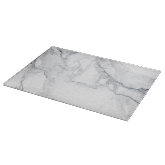Weiße Marmorbeschaffenheit Schneidebrett (Ecke)