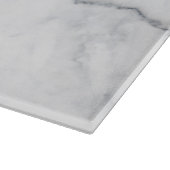 Weiße Marmorbeschaffenheit Schneidebrett (Ecke)