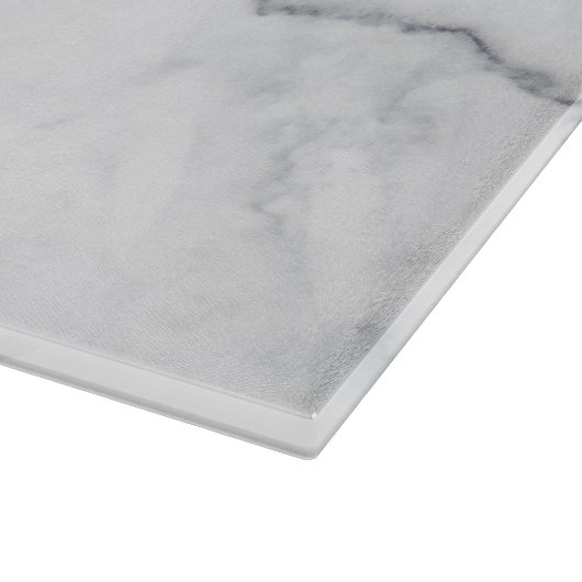 Weiße Marmorbeschaffenheit Schneidebrett (Ecke)
