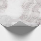 Weiße Marmorlandschaft II Geschenkpapier (Ecke)
