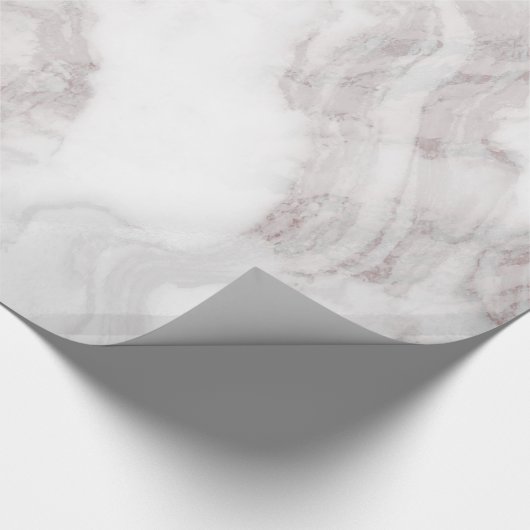 Weiße Marmorlandschaft II Geschenkpapier (Ecke)