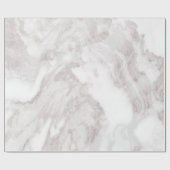 Weiße Marmorlandschaft II Geschenkpapier (Flach)