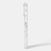 Weiße Marmormuster Boho Chic Case-Mate iPhone Hülle (Rückseite / Links)