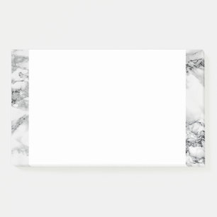 Weiße Marmorrahmen Post it Notes Post-it Klebezettel