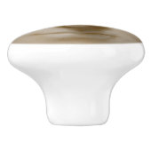 Weiße Marmorskulptur - Museum Art C Keramikknauf (Seitenansicht)