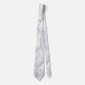 Weiße Marmorstruktur Krawatte (Vorderseite)