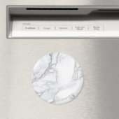Weiße Marmorstruktur Magnet (In Situ (Geschirrspüler))